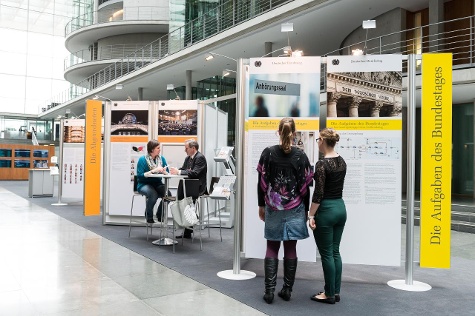 Die Wanderausstellung des Deutschen Bundestages im Paul-Löbe-Haus