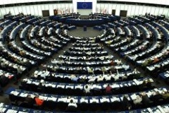 The plenary of the European Parliament in Strasbourg