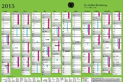 Sitzungskalender für das Jahr 2015