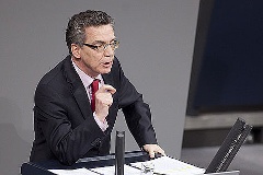 Innenminister Thomas de Maizière