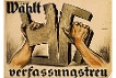 Wählt verfassungstreu, Plakat: Erich Lüdke, um 1932
