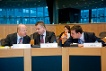 EU-Abgeordneter Michael Theurer (FDP), stellvertetender Vorsitzender Michael Link (FDP) und Oliver Luksic (FDP)