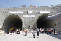 Tunnel der Neubautrasse Wendlingen-Ulm im Rahmen des Stuttgart-21-Projekts