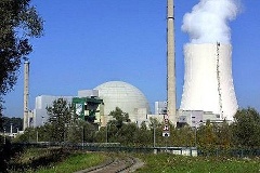 Atomkraftwerk Philippsburg in Baden-Württemberg