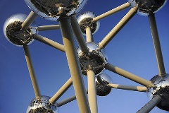 Atomium als Symbol für Nuklearphysik