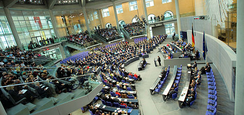 A view of the plenary chamber