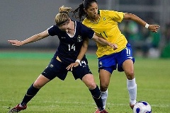 Frauen beim Fußball