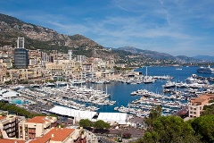 Hafen von Monaco