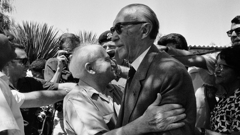 Konrad Adenauer besucht David Ben-Gurion, Sde Boker, 1966