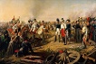 Siegesmeldung nach der Schlacht bei Leipzig 1813: Zar Alexander I., Kaiser Franz I. und König Friedrich Wilhelm III. nehmen am 19. Oktober 1813 die Meldung des Sieges über Napoleon entgegen. Peter Krafft, 1839