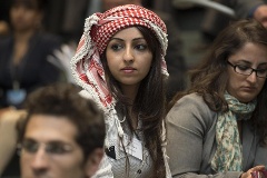 Anmar Al Saleh, Teilnehmerin des vierwöchigen Stipendienprogramms für arabische Stipendiaten 2012.
