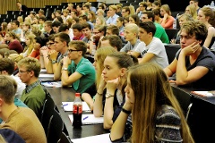 Studenten an der Universität Freiburg