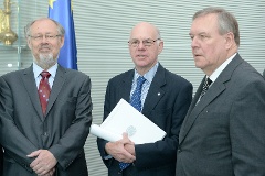 Walter Kolbow, Norbert Lammert, Volker Rühe