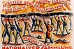 "Arbeiter, Bürger, Bauern, Soldaten aller Stämme Deutschlands vereinigt Euch zur Nationalversammlung", Plakat mit Wahlaufruf. Grafische Gestaltung: Cesar Klein (1876-1954)