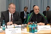 Hamid Karzai und Ruprecht Polenz am 27.01.2010 im Auswärtigen Ausschuss