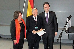 Bundesjustizministerin Sabine Leutheusser-Schnarrenberger, Justizminister a.D. Herbert Helmrich, Prof. Dr. Günter Krings