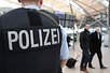 Bundespolizei auf einem Flughafen