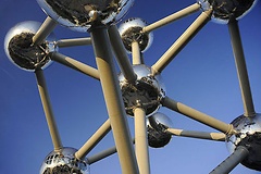 Atomium als Symbol für Nuklearphysik