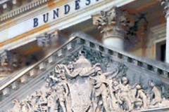Portals of the Bundesrat and Bundestag buildings