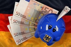 Euros und Sparschwein