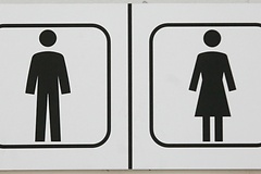 Symbole für Mann und Frau