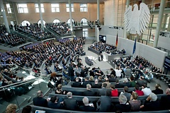 A view of the plenary chamber