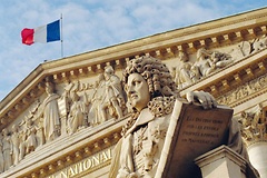 Die Assemblée nationale in Paris