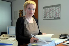 Jana Strube koordiniert das Patenschaftsprogramm.