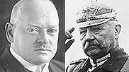 Otto von Bismarck and Paul von Hindenburg / Collage