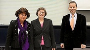 Claudia Bögel (FDP), Ulla Lötzer (Die Linke) und Albert Rupprecht (CDU/CSU)