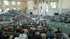 Abstimmungen im Deutschen Bundestag.