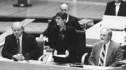 Rita Süssmuth während einer Rede im Deutschen Bundestag.