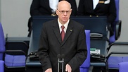 Bundestagspräsident Norbert Lammert während einer Rede im Plenum des Bundestages.