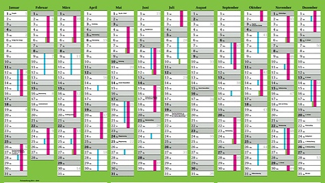 Sitzungskalender für das Jahr 2015