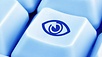 Computertaste mit einem Auge