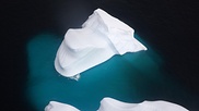 Zeugen des Klimawandels: schmelzende Eisberge