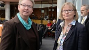 Ausschussvorsitzende Kersten Steinke, Petentin Christine Hoffmann