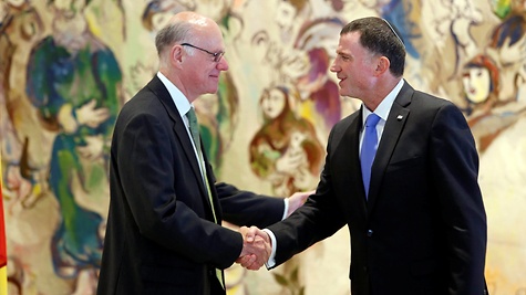 Bundestagspräsident Norbert Lammert und Knessetpräsident Yuli-Yoel Edelstein