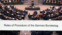 Rules of Procedure of the German Bundestag