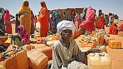 Flüchtlingscamp in Darfur, Sudan