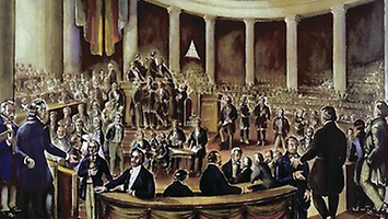 National Assembly in May 1848 in Frankfurt