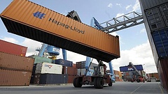 Container in Hafen