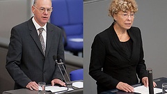 Bundestagspräsident Prof. Dr. Norbert Lammert; Prof. Dr. Gesine Schwan