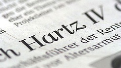 Hartz IV als Überschrift einer Zeitung