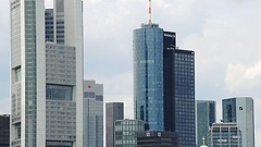 Blick auf Banken in Frankfurt am Main.