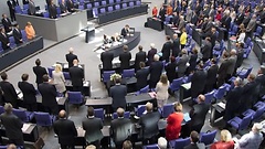 Gedenken an Jürgen Herrmann, Liselotte Funcke und Georg Leber im Bundestag