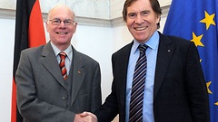 Norbert lammert und Jean-Claude Mignon