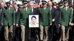 Trauerzug in Böblingen am 30. April 2007 für die ermordete Polizistin Michèle Kiesewetter