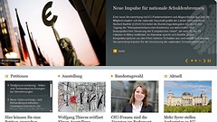 Seit 15. Okotober 2013 ist der überarbeitete Webauftritt des Bundestages online.