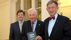 Eckart von Klaeden (v.l.), Helmut Herles und Heinz Riesenhuber
